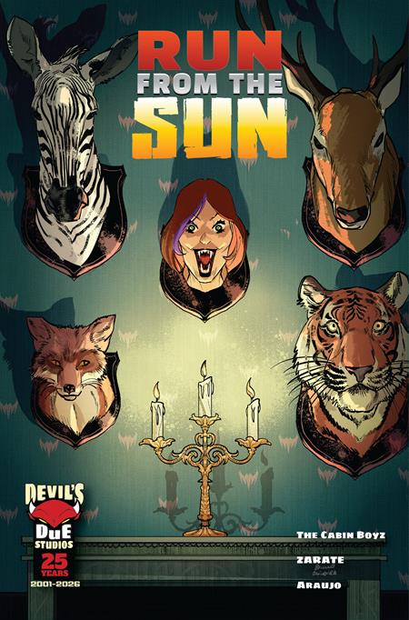 RUN FROM THE SUN #1 CVR B BRUNO OLIVEIRA VAR (MR) Massive Publishing The Cabin Boyz Unai De Zarate Bruno Oliveira PREORDER