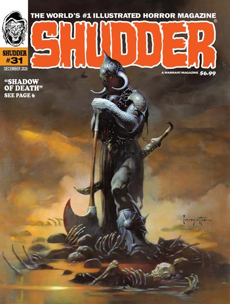 SHUDDER MAGAZINE #31 Massive Publishing Don Glut, Nicola Cuti, Bambos Georgiou, Artie Godwin Nik Poliwko, Reno Maniquis, Rodel Noora, Mansyur Daman Frank Frazetta PREORDER