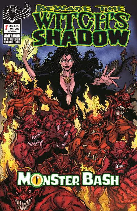 BEWARE THE WITCHS SHADOW MONSTER BASH #1 CVR A PUIS CALZADA (MR) Prana Publishers Various Various Puis Calzada PREORDER