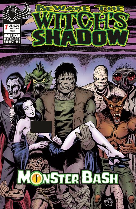 BEWARE THE WITCHS SHADOW MONSTER BASH #1 CVR D DAN PARSONS RISQUE VAR (MR) Prana Publishers Various Various Dan Parsons PREORDER