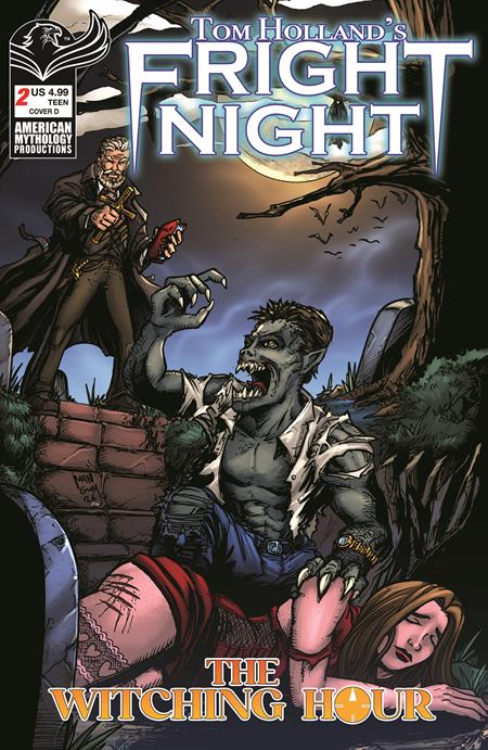 FRIGHT NIGHT WITCHING HOUR #2 (OF 2) CVR D GABRIEL MANGUM VAR Prana Publishers G.O. Parsons, James Kuhoric Neil Vokes Gabriel Mangum PREORDER