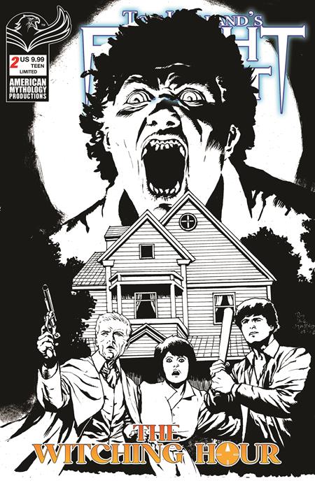 FRIGHT NIGHT WITCHING HOUR #2 (OF 2) CVR E ROY ALLAN MARTINEZ LTD B&W VAR Prana Publishers G.O. Parsons, James Kuhoric Neil Vokes Roy Allan Martinez PREORDER