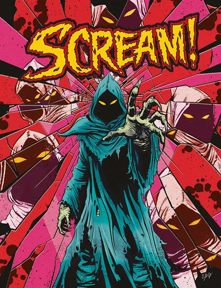 SCREAM! HALLOWEEN SPECIAL 2026 (ONE SHOT) Rebellion Publishing Alex Paknadel, Zac Thompson, Zoe Tunnell, Oliver Gerlach Alejandro Aragon, Chloe Brailsford, Vic Malhotra, Babs Tarr Salvador Lavado PREORDER