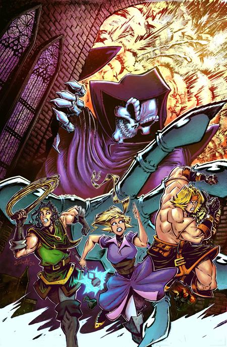 Vampire Survivors 1 Comic Jimmy Kucaj Virgin Cardstock Variant Titan Comics 2026