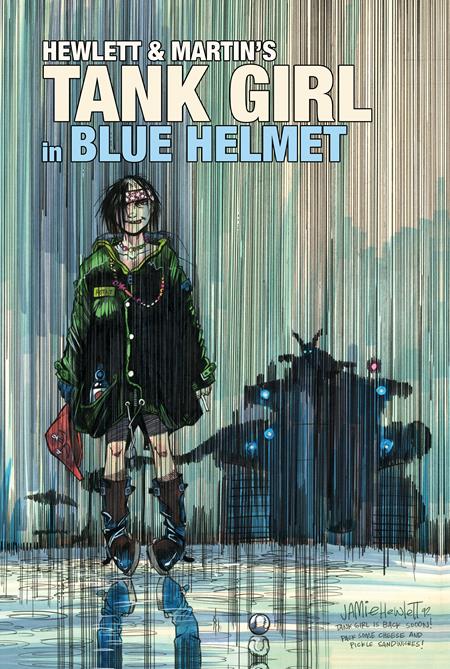 TANK GIRL BLUE HELMET SUMMER SPECIAL #1 (ONE SHOT) CVR A JAMIE HEWLETT (MR) Titan Comics Alan Martin Jamie Hewlett Jamie Hewlett PREORDER