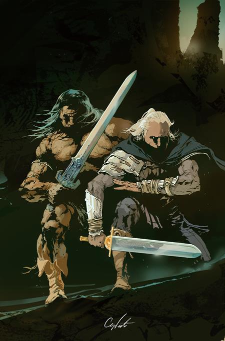 Conan & Dragonero 5 Comic Stevan Subic Virgin Cardstock Variant Titan Comics 2026