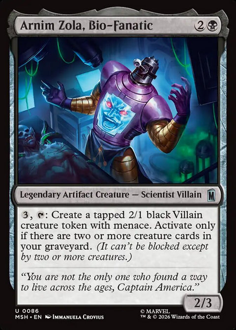 Arnim Zola, Bio-Fanatic (Foil)
