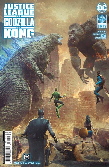 Justice League Vs. Godzilla Vs. Kong #1K (2023) 2nd Printing Björn Barends