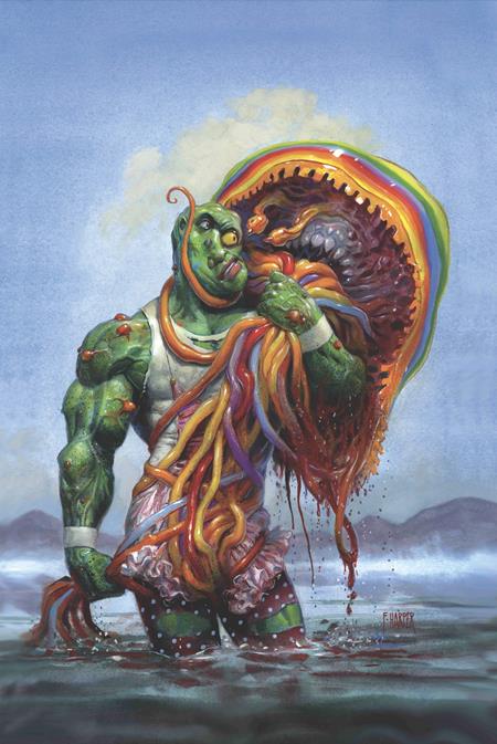 The Toxic Avenger Comics 4 Comic Fred Harper Exclusive Card Variant Ahoy Comics 2025