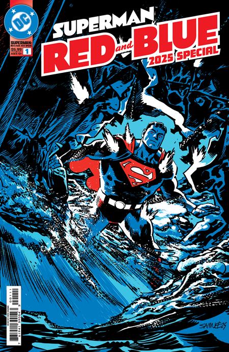 Superman Red & Blue 2025 Special 1 Comic Chris Samnee DC Comics 2025