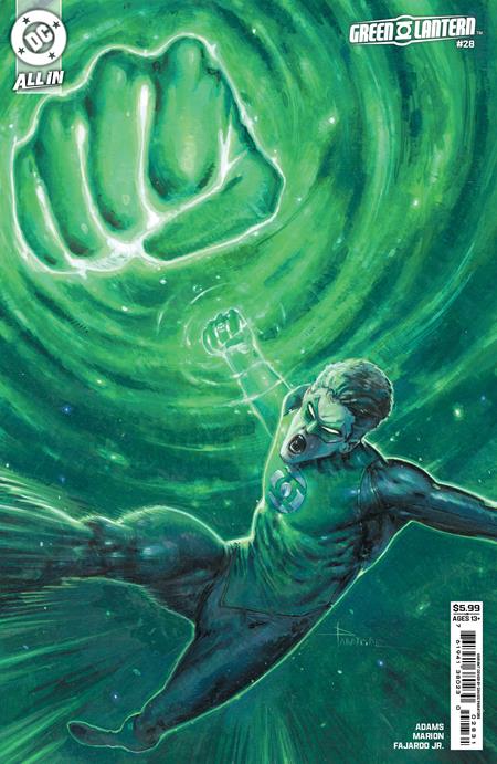Green Lantern, Vol. 8 28 Comic Davide Paratore Variant DC Comics 2025