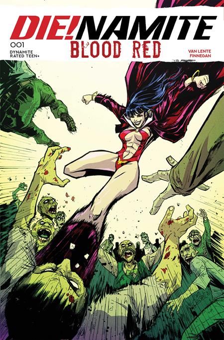 Die!Namite: Blood Red 1 Comic David Cousens Variant Dynamite Entertainment 2025