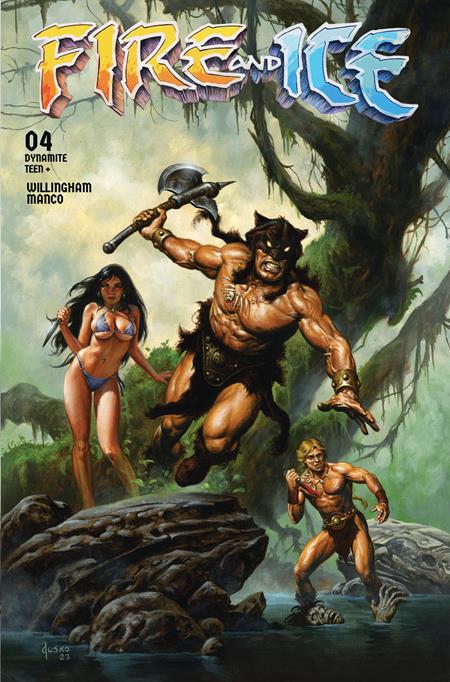 Fire and Ice 4 Comic Joseph Michael Linsner Dynamite Entertainment 2025