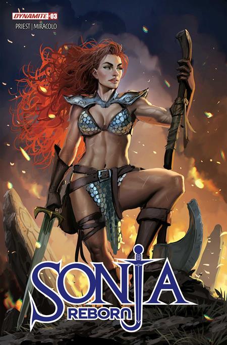 Sonja Reborn 3 Comic Stjepan Sejic Variant Dynamite Entertainment 2025
