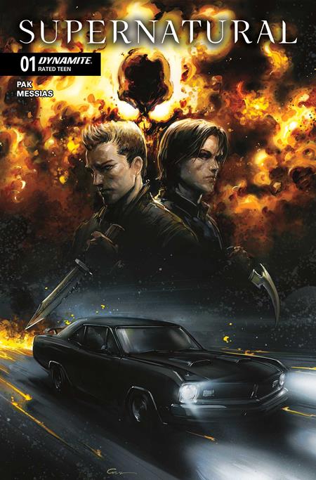 Supernatural (Dynamite Entertainment) 1 Comic Clayton Crain Foil Variant Dynamite Entertainment 2025