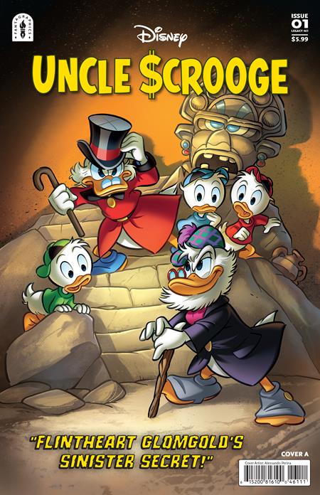 Uncle Scrooge Flintheart Glomgolds Sinister Secret 1 Comic Alessandro Perina Fantagraphics 2025