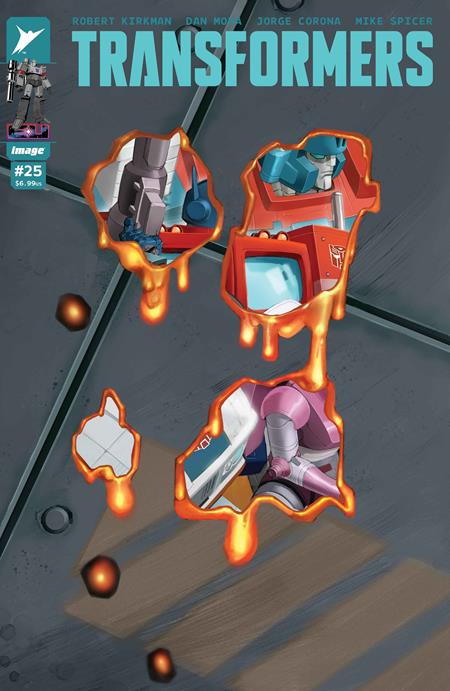 Transformers (Image) 25 Comic Eric Canete Foil Die Cut Image Comics 2025