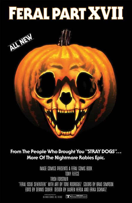 Feral 17 Comic Trish Forstner Variant Image Comics 2025