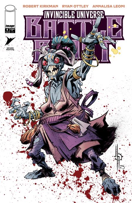 Invincible Universe: Battle Beast 4 Comic 2nd Printing Jason Howard Image Comics 2025