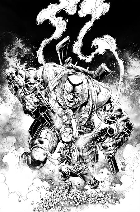 HYDE STREET #10 CVR F IVAN REIS YOUNGBLOOD TEAM UP B&W VIRGIN VAR Image Comics Geoff Johns Francis Portela, Brad Anderson Ivan Reis PREORDER