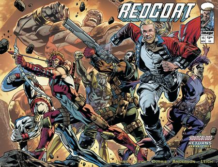 Redcoat 15 Comic Bryan Hitch Youngblood Team-Up Variant Image Comics 2025