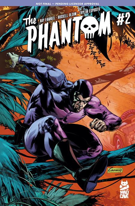 The Phantom (Mad Cave) 2 Comic Caanan White Variant Mad Cave 2025