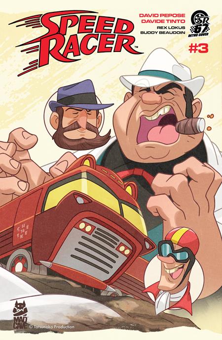 Speed Racer (Mad Cave Studios) 3 Comic Sean Galloway Retro Manga Mad Cave 2025