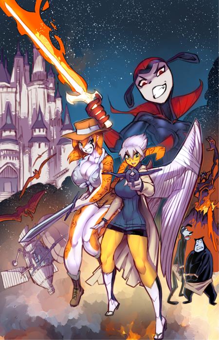 Tifanny & Charlotte On Another World 1 Comic Fred Perry Lunar Exclusive Variant Antarctic Press 2025