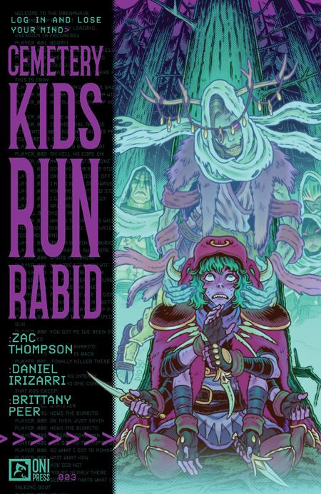 Cemetery Kids Run Rabid 3 Comic Daniel Irizarri Oni Press 2025