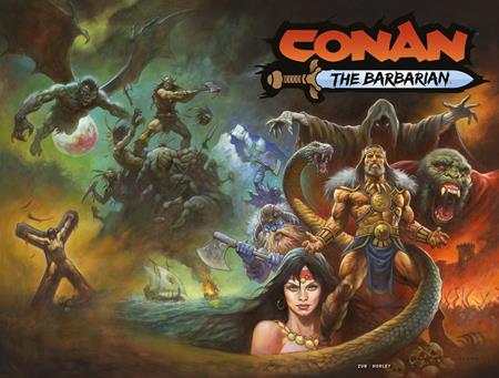 Conan the Barbarian (Titan Comics) 25 Comic Alex Horley Wraparound Titan Comics 2025
