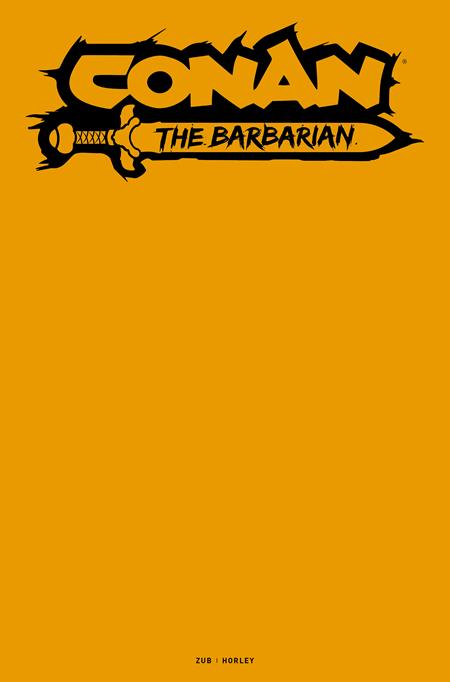 Conan the Barbarian (Titan Comics) 25 Comic Color Blank Sketch Titan Comics 2025