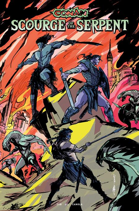 Conan The Barbarian: Scourge Of The Serpent 2 Comic Eryk Dononvan Variant Titan Comics 2025