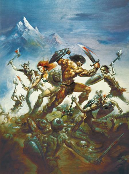 Savage Sword of Conan: Reforged 1 Comic Boris Vallejo Virgin Variant Titan Comics 2025