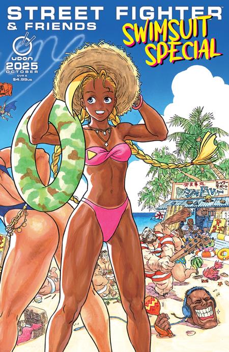 Street Fighter & Friends: Swimsuit Special 2025 1 Comic 1:5 Kinu Nishimura Incentive Udon Comics 2025