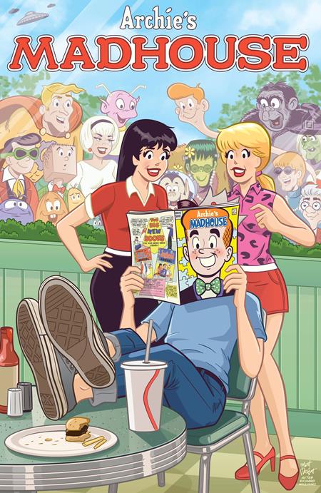 ARCHIES MADHOUSE #1 FACSIMILE EDITION CVR E MATT TALBOT MAD MAGAZINE FOIL VAR Archie Comics Publications Sy Reit Harry Lucey, Samm Schwartz Matt Talbot PREORDER