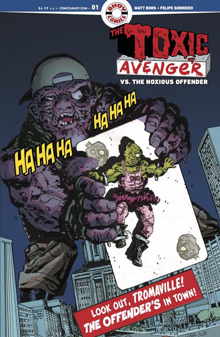 Toxic Avenger Vs. The Noxious Offender #1 (Cvr B) (2026) (1:3) Greg Scott Classic Unlockable Incentive Homage Variant