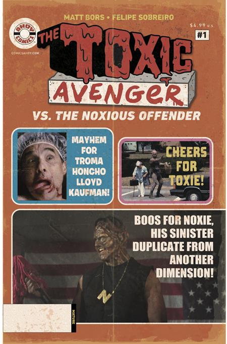 Toxic Avenger Vs. The Noxious Offender #1 (Cvr C) (2026) (1:5) Troma Photo Wrasslin Magazine Unlockable Incentive Variant