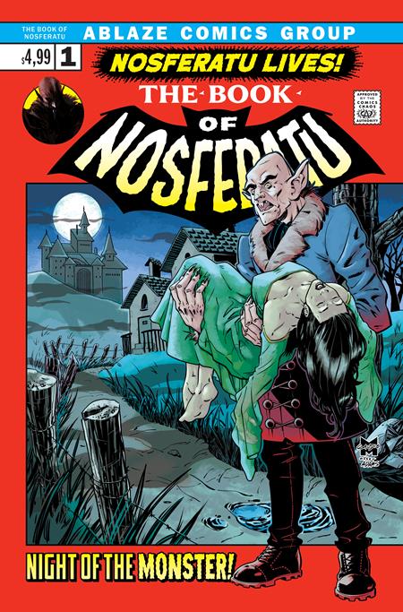 BOOK OF NOSFERATU #1 (OF 4) CVR C MATT GAUDIO HOMAGE VAR (MR) ABLAZE Michael Moreci Todor Hristov Matt Gaudio PREORDER