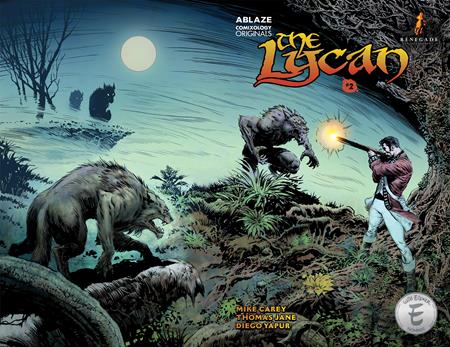 LYCAN #2 (OF 3) CVR A TIM BRADSTREET (MR) ABLAZE Mike Carey, Thomas Jane, David James Kelly Diego Yapur Tim Bradstreet PREORDER