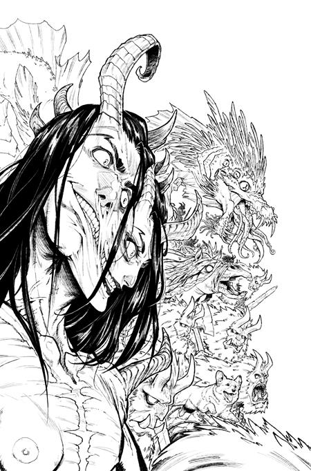 VALHALLAW #4 (OF 5) CVR C INC 1:20 PEDRO R M ANDREO B&W VIRGIN VAR (MR) ABLAZE Ben Fisher Pedro RM Andreo Pedro RM Andreo PREORDER