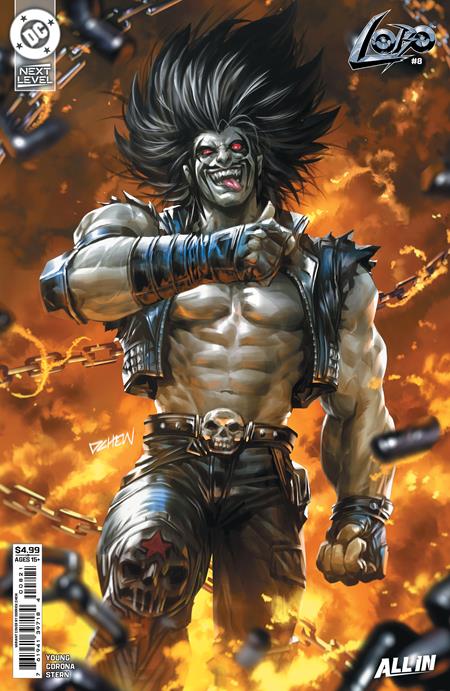 LOBO #8 CVR B DERRICK CHEW CARD STOCK VAR DC Comics Skottie Young Jorge Corona Derrick Chew PREORDER