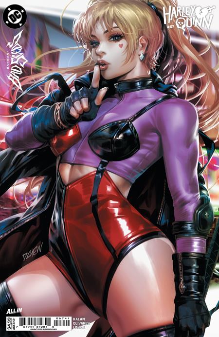 HARLEY QUINN #67 CVR D DERRICK CHEW CARD STOCK VAR (BATMAN BAD SEEDS) DC Comics Elliott Kalan Carlos Olivares Derrick Chew PREORDER