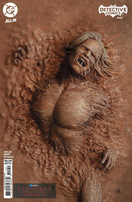 DETECTIVE COMICS #1114 CVR E BJORN BARENDS CLAYFACE MOVIE CARD STOCK VAR (BATMAN BAD SEEDS) DC Comics Tom Taylor Jeff Spokes Bjorn Barends PREORDER