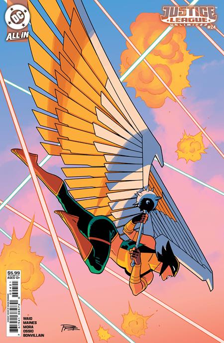JUSTICE LEAGUE UNLIMITED #24 CVR B BRUNO REDONDO CARD STOCK VAR DC Comics Mark Waid, Nicole Maines Dan Mora Bruno Redondo PREORDER