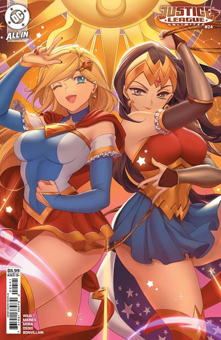 JUSTICE LEAGUE UNLIMITED #24 CVR D RACHTA LIN CARD STOCK VAR DC Comics Mark Waid, Nicole Maines Dan Mora Rachta Lin PREORDER