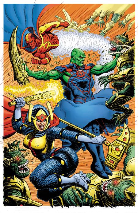 JUSTICE LEAGUE UNLIMITED #24 CVR E STEVE SKROCE CARD STOCK VAR DC Comics Mark Waid, Nicole Maines Dan Mora Steve Skroce PREORDER