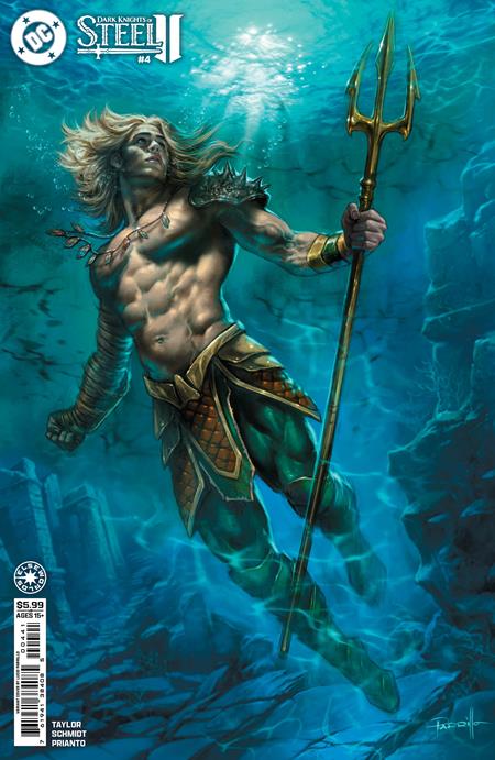 DARK KNIGHTS OF STEEL II #4 (OF 12) CVR D LUCIO PARRILLO CARD STOCK VAR DC Comics Tom Taylor Otto Schmidt Lucio Parrillo PREORDER
