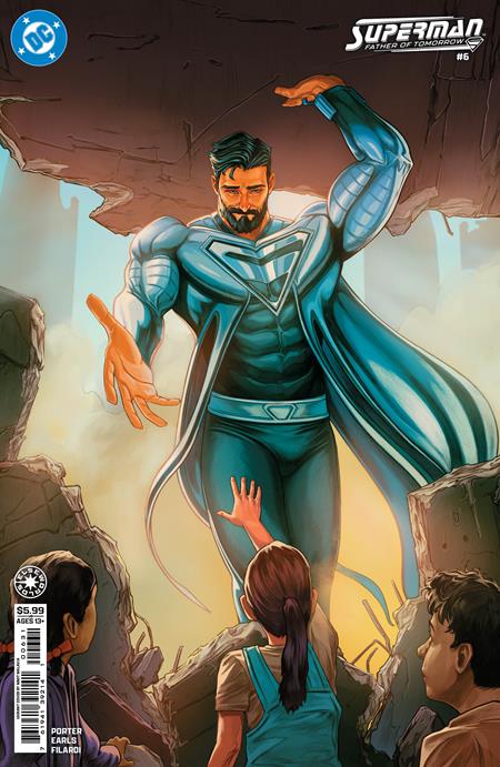 SUPERMAN FATHER OF TOMORROW #6 (OF 6) CVR C NIMIT MALAVIA CARD STOCK VAR DC Comics Kenny Porter Danny Earls Nimit Malavia PREORDER