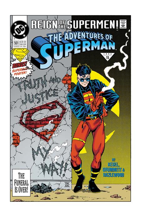 ADVENTURES OF SUPERMAN #501 FACSIMILE EDITION CVR A TOM GRUMMETT DC Comics Karl Kesel Tom Grummett Tom Grummett PREORDER