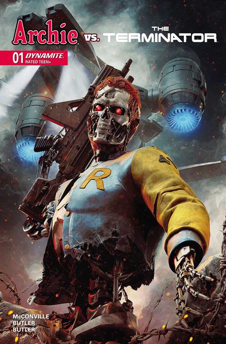 ARCHIE VS THE TERMINATOR #1 CVR B BJORN BARENDS VAR DYNAMITE Entertainment Rory McConvilla Steven Butler, Lily Butler Bjorn Barends PREORDER